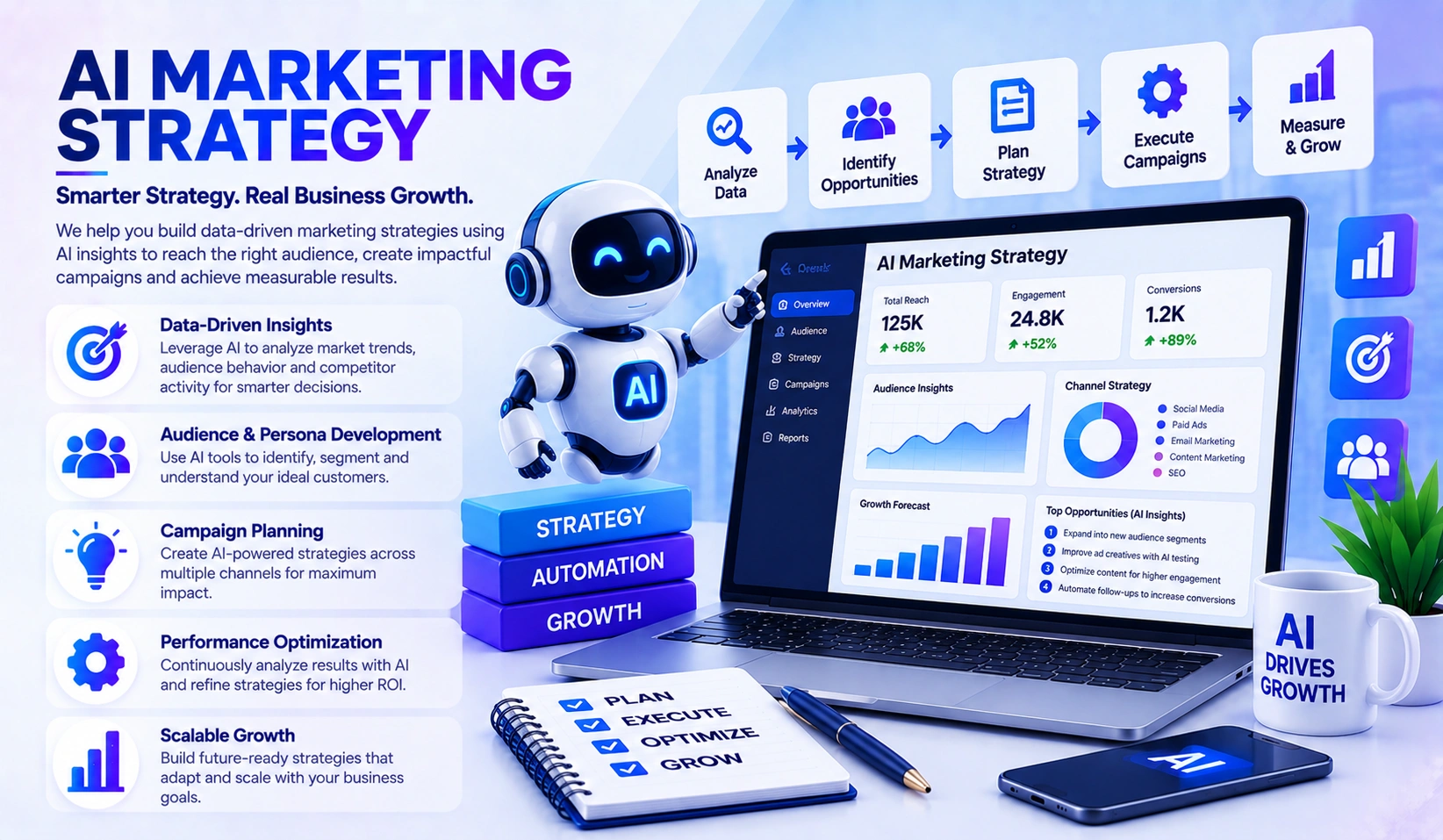 AI marketing strategy planning