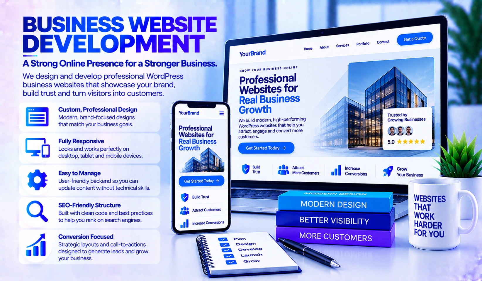 Business website development