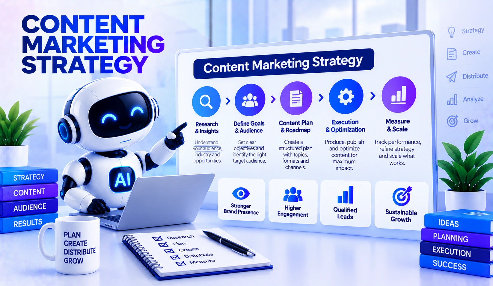 Content marketing strategy planning
