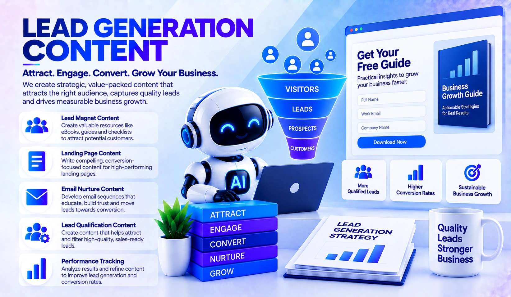 Lead generation content