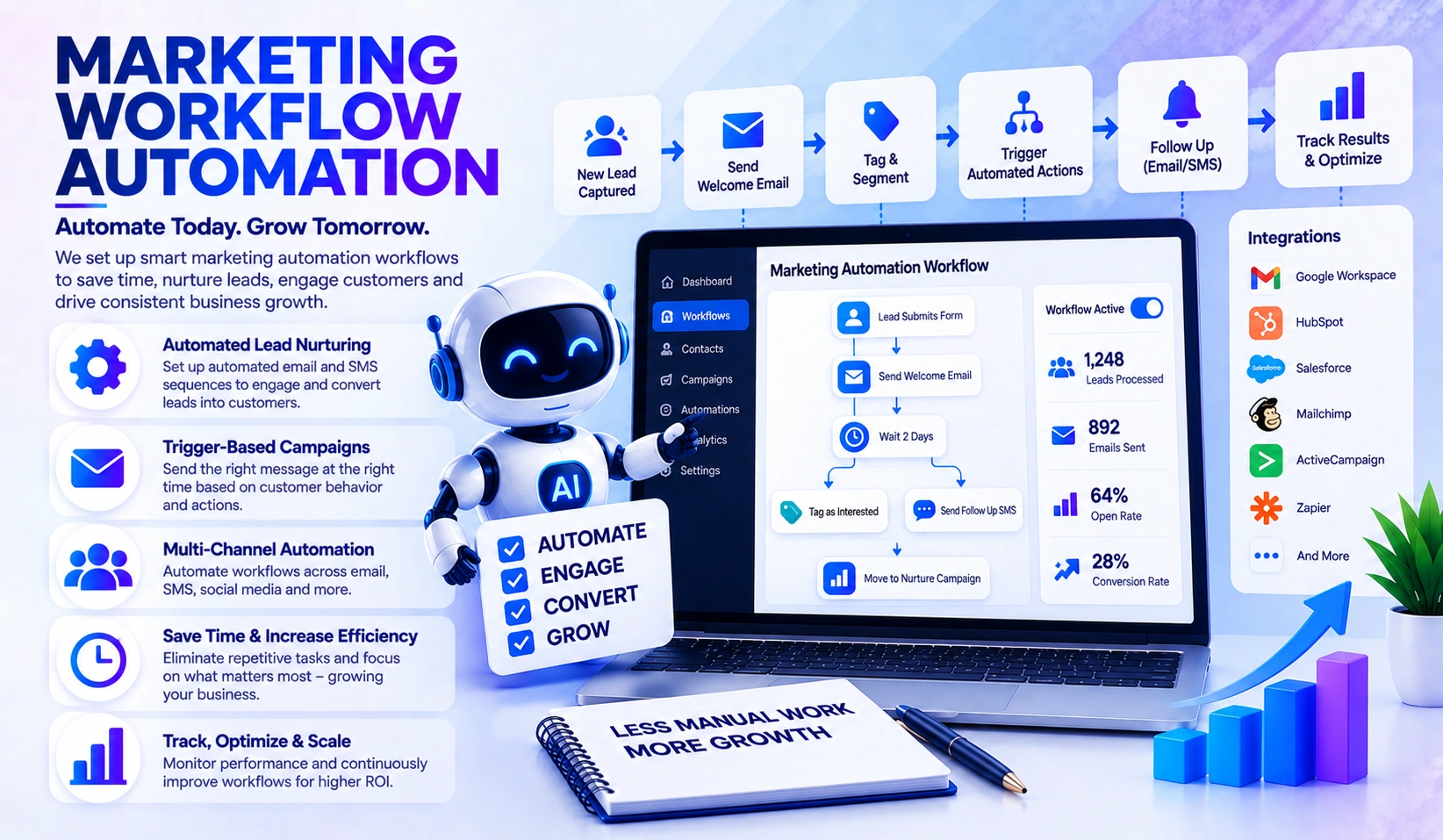 Marketing workflow automation