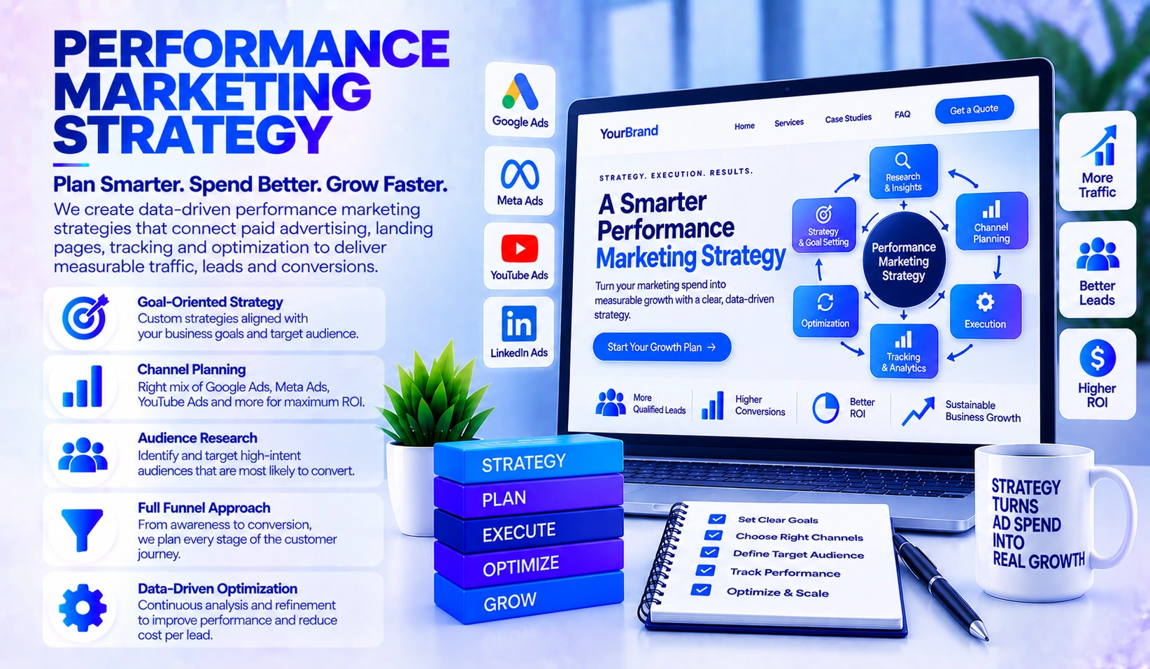Performance marketing strategy planning