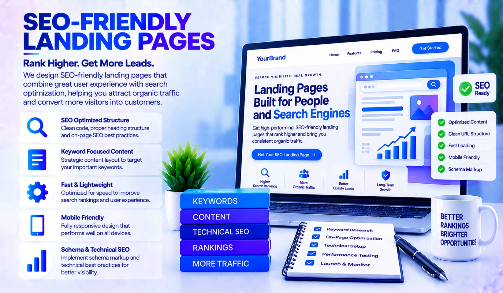SEO-friendly landing pages