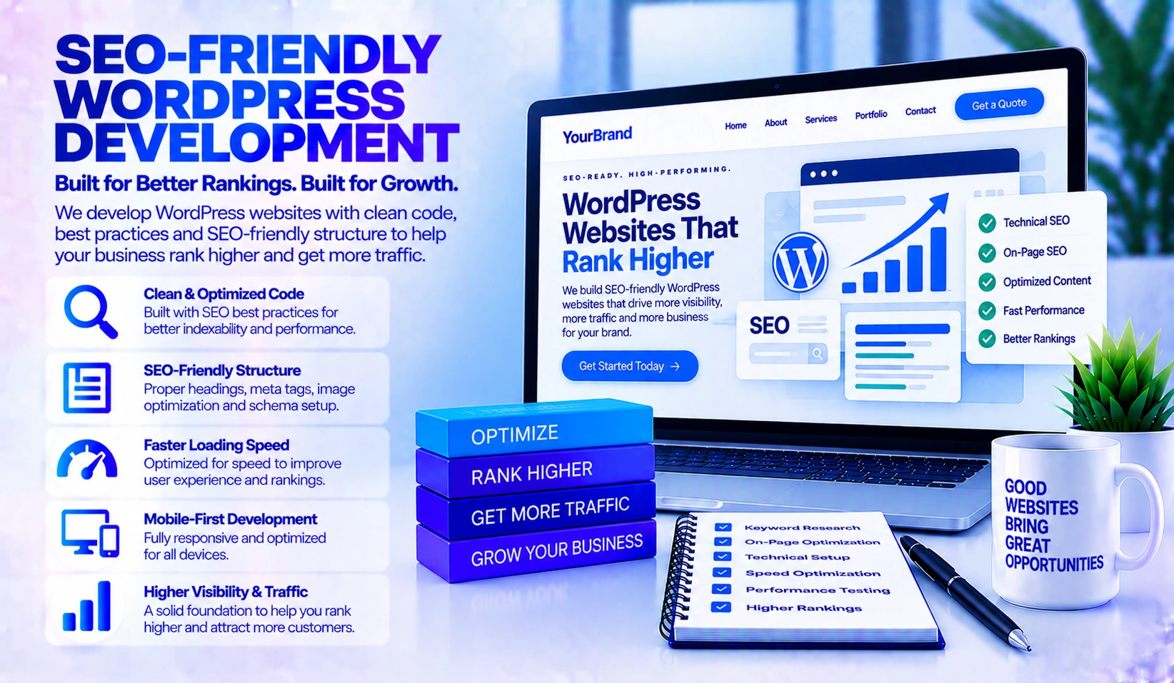 SEO-friendly WordPress development