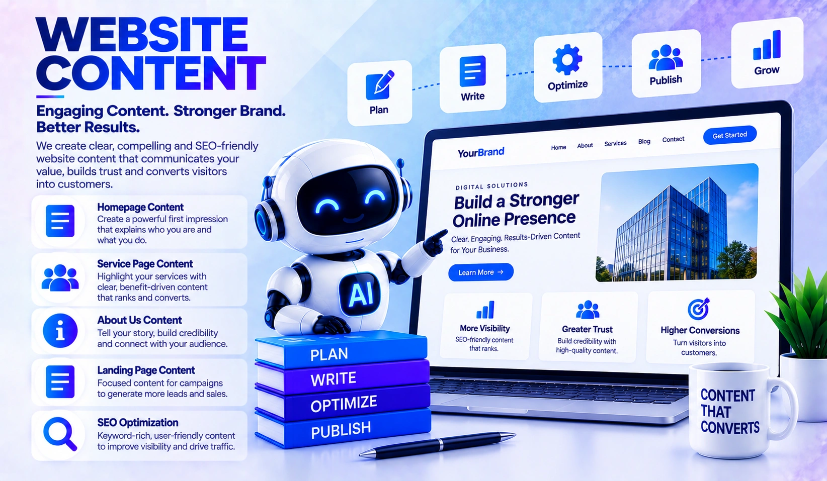 Website content writing